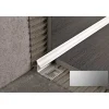 Sisäkulmalista Progress Profiles Proshell 2,7m 12,5mm anodisoitu hopea