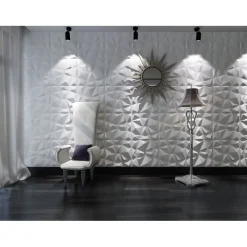 Sisustuslevy Mannerlaatta 3D Diamond 500x500 mm