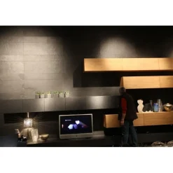 Sisustuslevy Slate Lite 1200x2400 mm Musta sileä