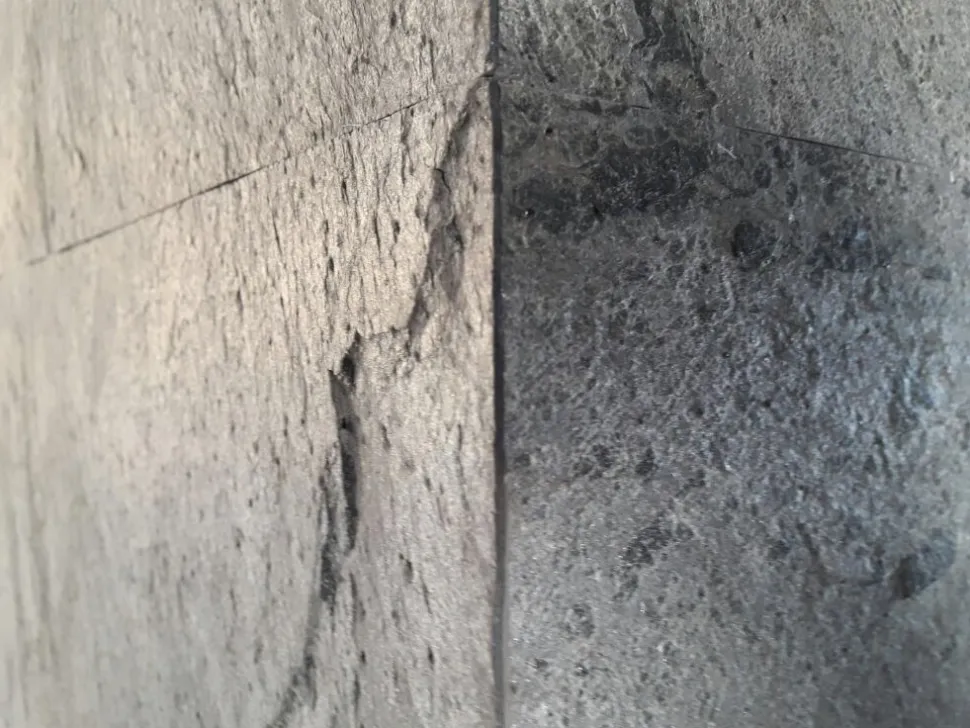 Sisustuslevy Slate Lite 1200x2400 mm Musta sileä