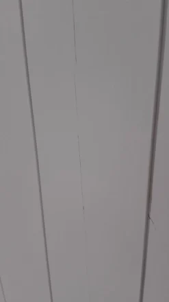 Sisustuspaneeli Aure Riihi STS PN 15x120x2500mm harjattu puhtaan valkoinen