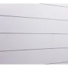 Sisustuspaneeli Aure Riihi STS PN 15x120x3570mm harjattu puhtaan valkoinen