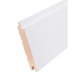 Sisustuspaneeli Aure Riihi STS PN 15x120x3570mm harjattu puhtaan valkoinen
