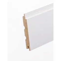 Sisustuspaneeli Aure Riihi STS3 15x120x2370 mm Em sj mänty harjattu puhtaanvalkoinen