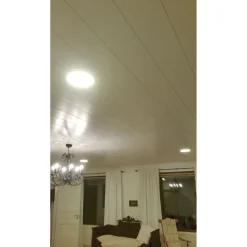 Sisustuspaneeli Aure Riihi STS 15x215x2500 mm mänty harjattu puhdas valkoinen