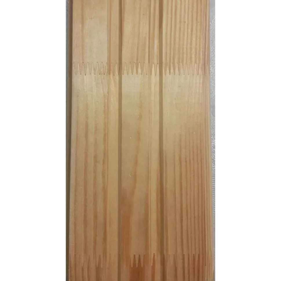 Sisustuspaneeli Aure Riihi 15x120x4170 mm STS EM päätypontattu mänty valkoinen