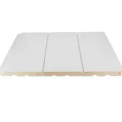 Sisustuspaneeli CENT STS3 15x120x2370 mm mänty harjattu valkoinen päätypontattu