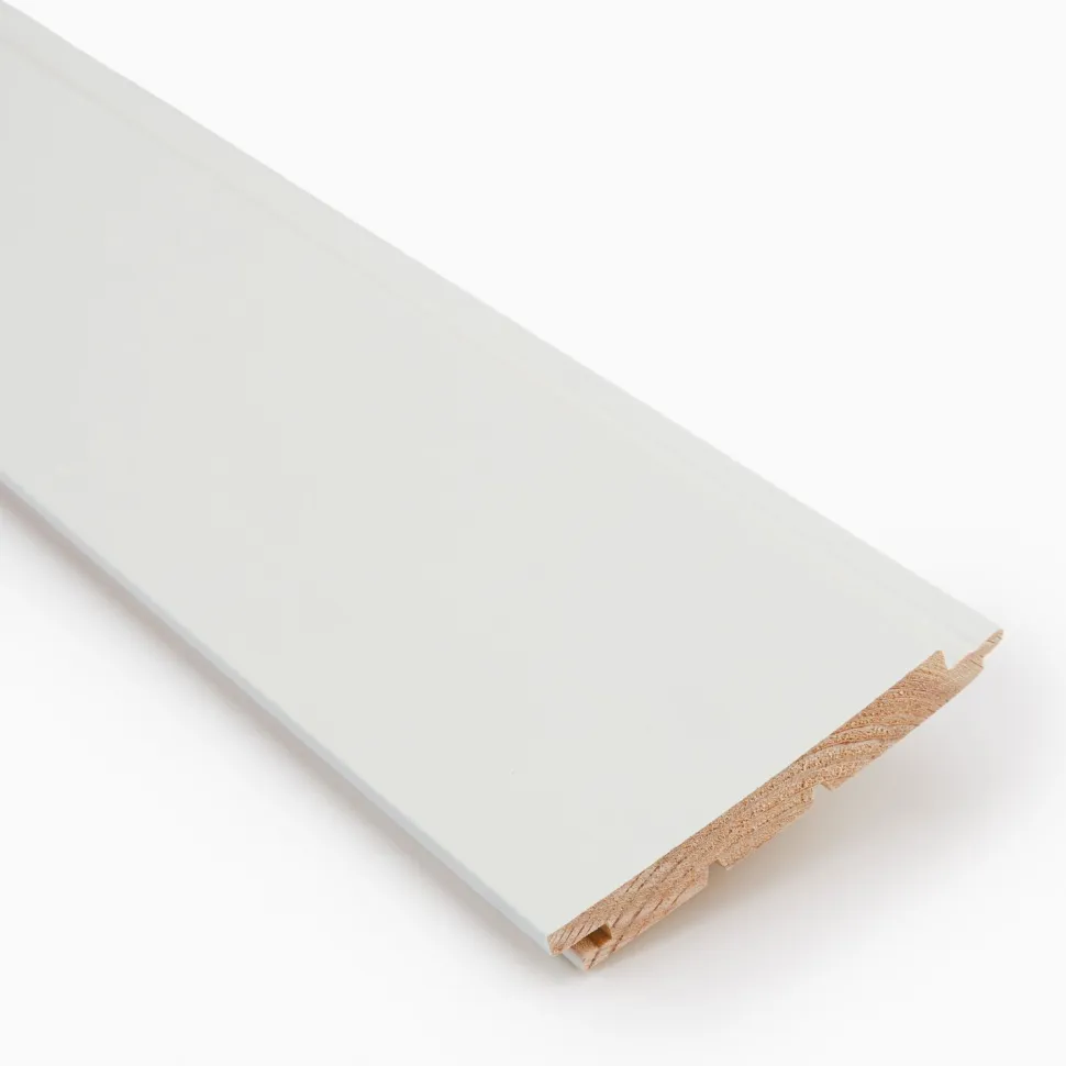 Sisustuspaneeli Jokiwood STS3 15x120x3170mm, mänty, valkoinen, päätypontattu