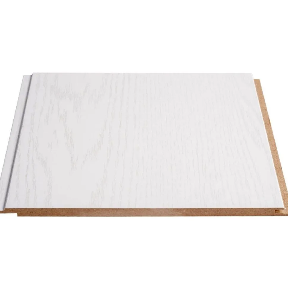 Sisustuspaneeli Maler Smart STP-0 8x195x2070mm MDF ympäripontattu valkosaarni
