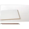 Sisustuspaneeli Maler STP-0, 8x185x2070mm, mdf, ympäripontattu, harmaanvalkoinen