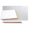 Sisustuspaneeli Maler STP-0 10x160x2100mm, mdf, ympäripontattu, puolikiiltävä valkoinen