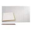 Sisustuspaneeli Maler Tuhti STS-5, 15x160x2400mm, mdf, ympäripontattu, valkolakattu mäntykuvio