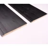 Sisustuspaneeli Siparila Aava 15x220x2050 mm mänty liimapuu lakattu kuultava musta Kaamos