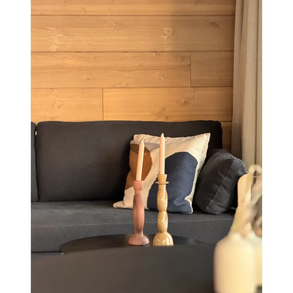Sisustuspaneeli Siparila Aava 15x220x2050 mm mänty liimapuu lakattu kuultava ruskea Hiekkaranta