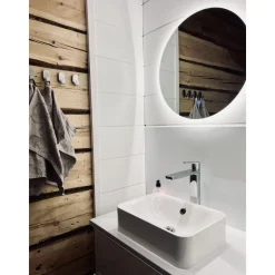 Sisustuspaneeli Siparila Aava 15x220x2050 mm mänty liimapuu lakattu kuultava valkoinen Hanki
