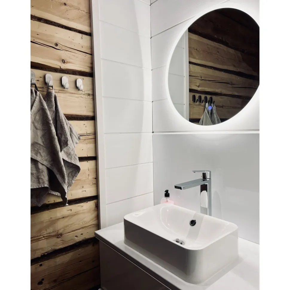 Sisustuspaneeli Siparila Aava 15x220x2050 mm mänty liimapuu lakattu kuultava valkoinen Hanki