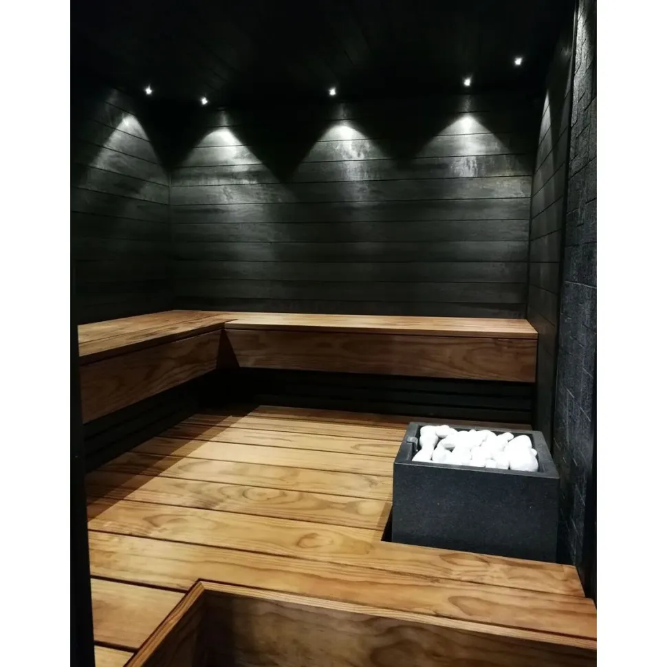 Sisustus-/saunapaneeli Siparila Kuulas Kaamos 15x120x3000 mm haapa STS kuultava musta