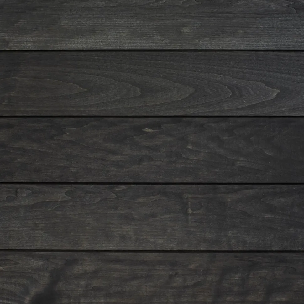 Sisustus-/saunapaneeli Siparila Kuulas Kaamos 15x120x3000 mm haapa STS kuultava musta