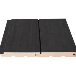 Sisustus-/saunapaneeli Siparila Kuulas Kaamos 15x120x3000 mm haapa STS kuultava musta