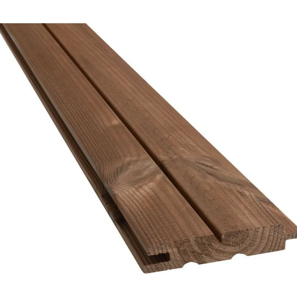 Sisustus-/saunapaneeli Karava Kallio 1-valeura 15x90x3900 mm lämpökäsitelty mänty