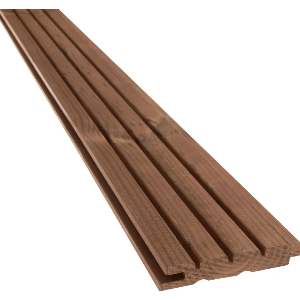 Sisustus-/saunapaneeli Karava Kallio 3-valeura 15x90x4500 mm lämpökäsitelty mänty