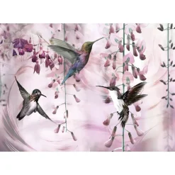 Sisustustarra Artgeist Flying Hummingbirds eri kokoja