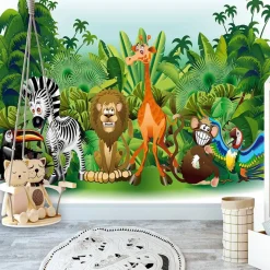 Sisustustarra Artgeist Jungle Animals 70x98cm