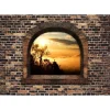 Sisustustarra Artgeist Stony Window: Morning Mist 70x98cm