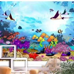 Sisustustarra Artgeist Underwater Fun 70x98cm