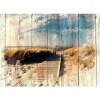 Sisustustarra Artgeist Wooden Beach 70x98cm
