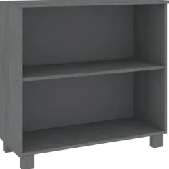 Sivupyötä 2 Hamar 85x35x80 cm mänty tummanharmaa