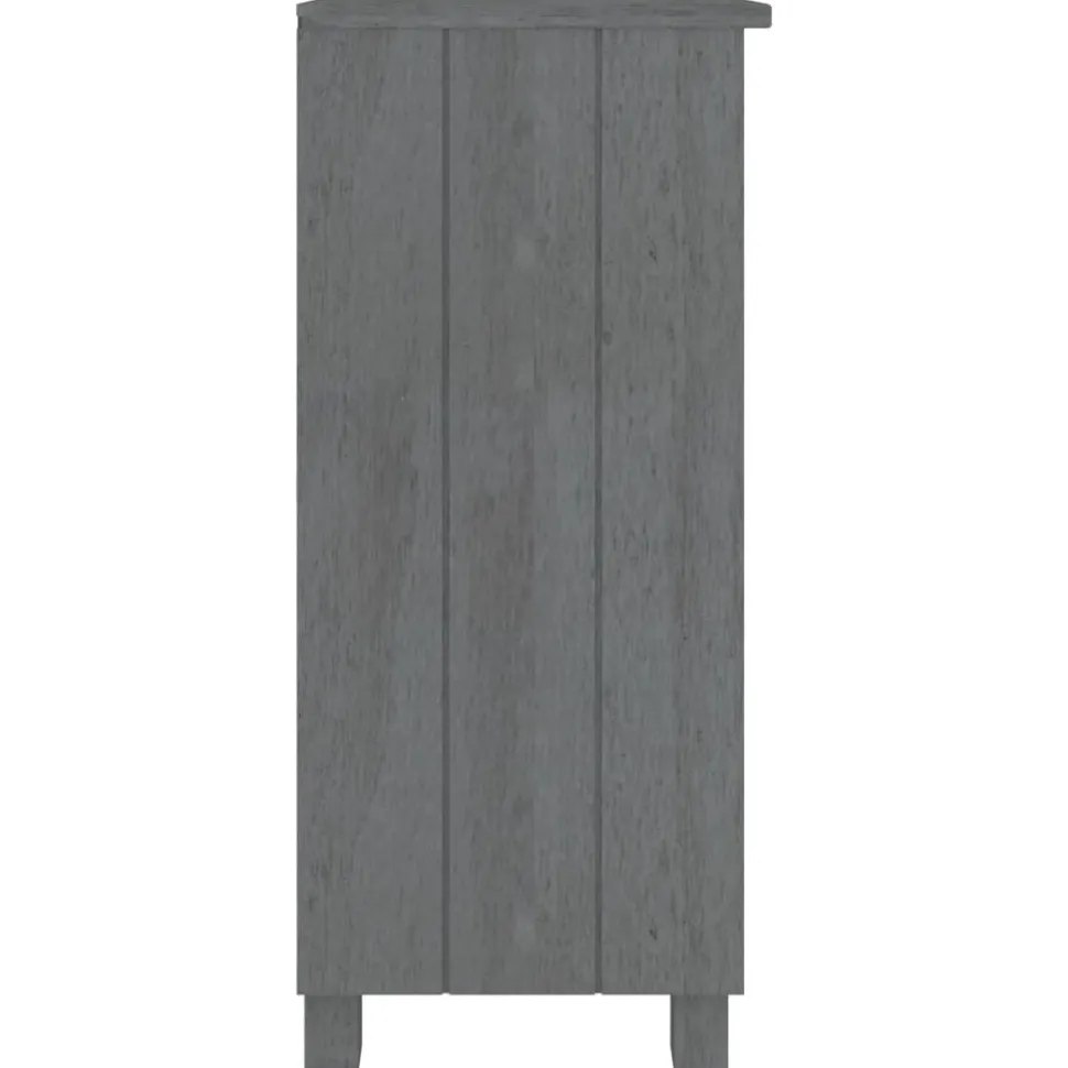 Sivupyötä 2 Hamar 85x35x80 cm mänty tummanharmaa