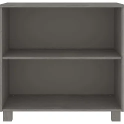 Sivupyötä 2 Hamar 85x35x80 cm mänty tummanharmaa