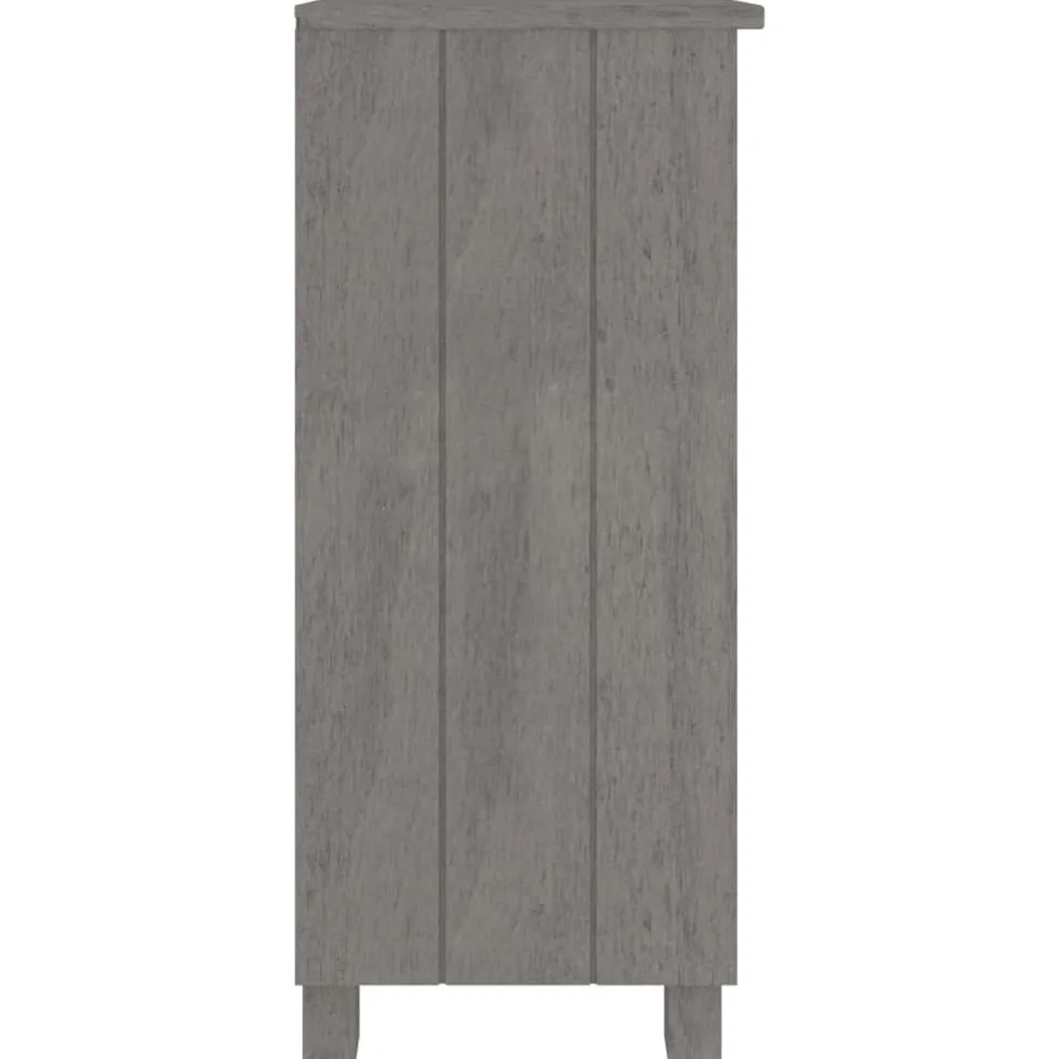 Sivupyötä 2 Hamar 85x35x80 cm mänty tummanharmaa