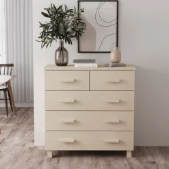 Sivupyötä 1 Hamar 79x40x80 cm mänty valkoinen