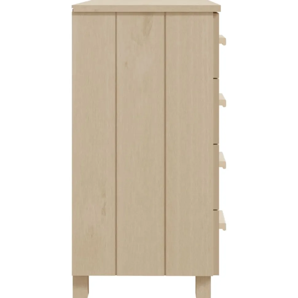Sivupyötä 1 Hamar 79x40x80 cm mänty valkoinen