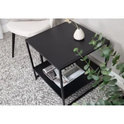 Sivupöytä hyllyllä Venture Home Staal