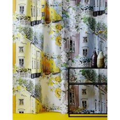 Sivuverho Vallila Kotikulmat 140x250 cm sininen