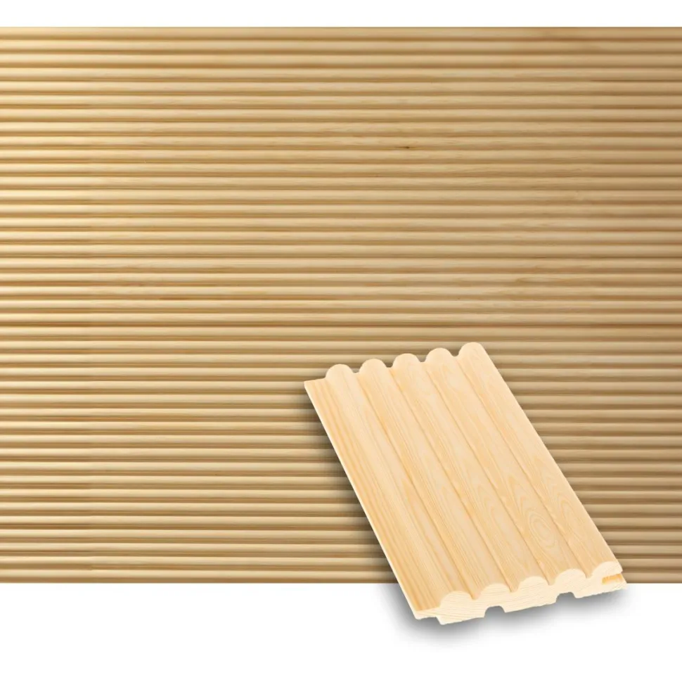 Sormipaneeli Tuuli Indoor, 15x90x3000mm, VM/EM, mänty, puuvalmis