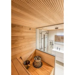 Sormipaneeli Tuuli Sauna STK, 15x66x2400mm, tervaleppä, puuvalmis
