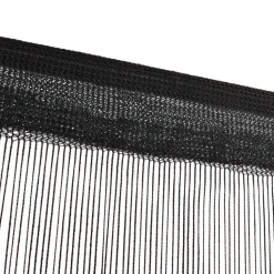String-verhot 2 kpl 140x250 cm musta