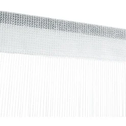 String-verhot 2 kpl 100x250 cm valkoinen