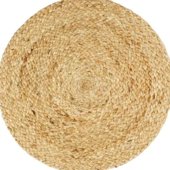 Tabletit 4 kpl luonnollinen 38 cm pyöreä juutti