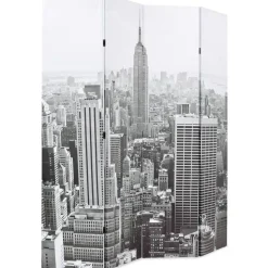 Taitettava tilanjakaja 160x170 cm new yorkin päivämaisema