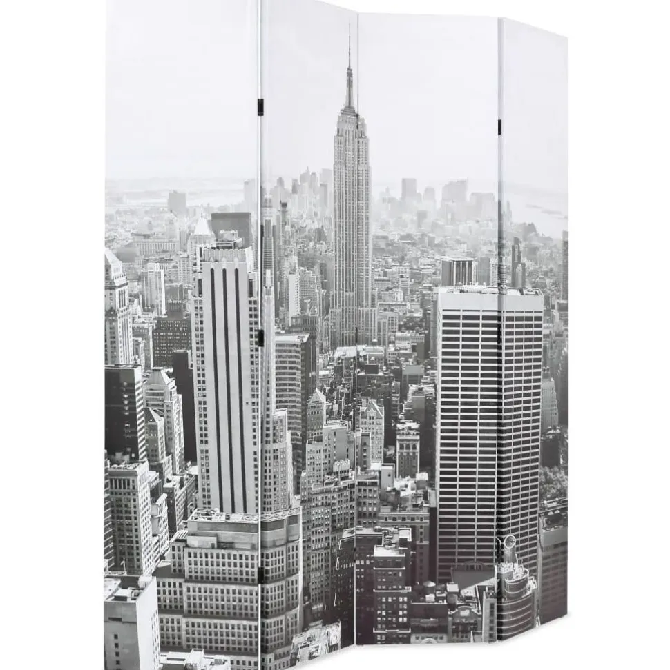 Taitettava tilanjakaja 160x170 cm new yorkin päivämaisema