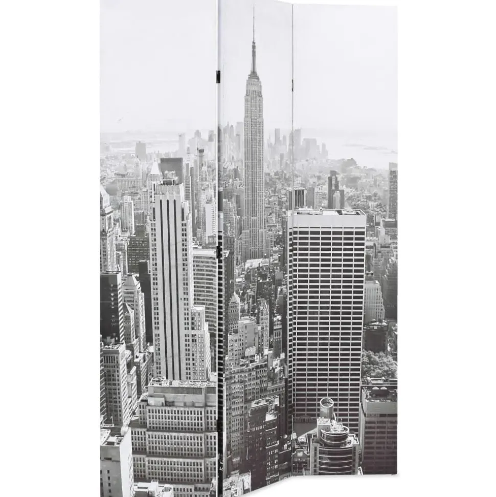 Taitettava tilanjakaja 120x170 cm new yorkin päivämaisema