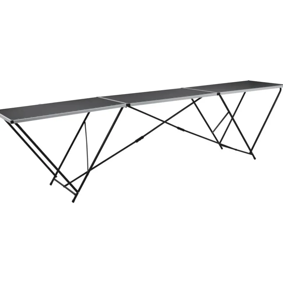 Taittuva tapetointipöytä mdf ja alumiini 300x60x78 cm