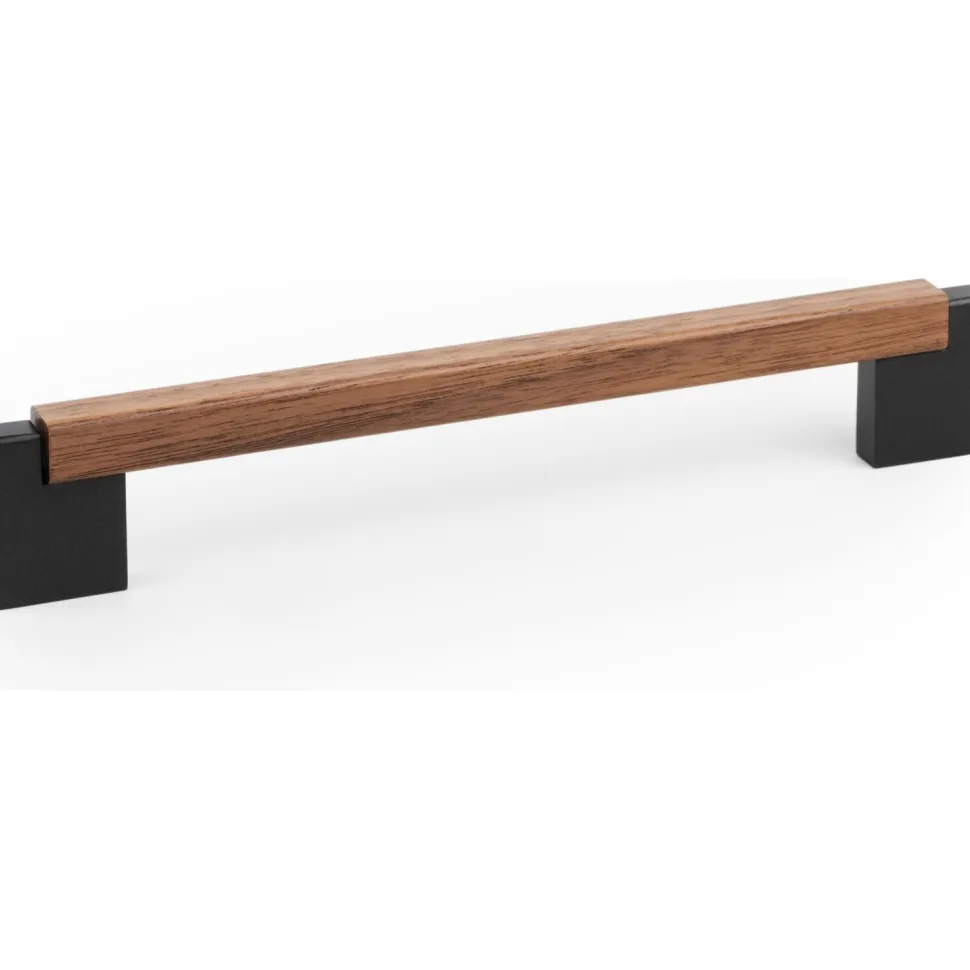 Tankovedin Beslag Design Duo Mini, 194.6x35x12mm, cc160mm, pähkinä/laavanharmaa