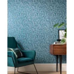 Tapetti 1838 Wallcoverings Tranquil, sininen