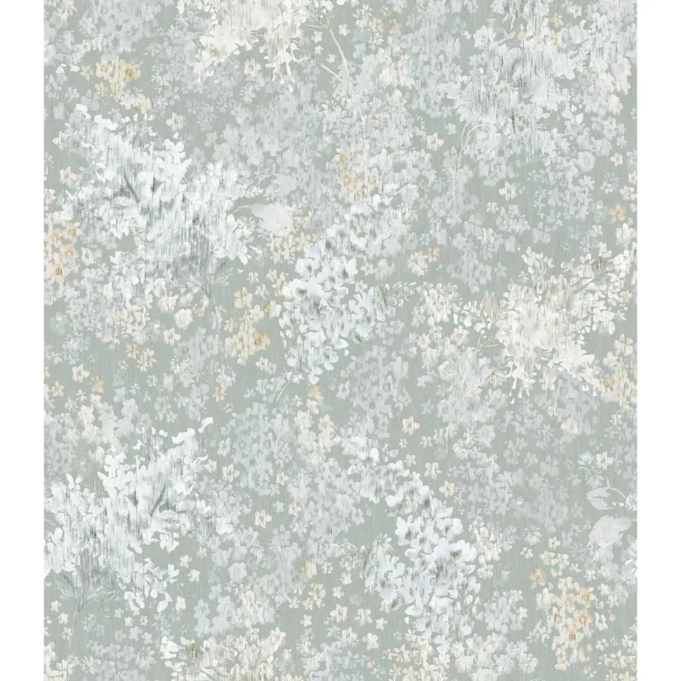 Tapetti Flora kukkakuvio, vinyylipinta, romanttinen, eri värejä
